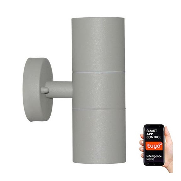 Immax NEO 07121B - LED RGB reguliuojamas šviestuvas PARED 2xGU10/3,5W/230V IP65 Tuya