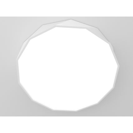 Immax NEO 07131-W80 - LED SMART Pritemdomas lubinis šviestuvas DIAMANTE balta LED/60W/230V + nuotolinio valdymo pultas 80cm Tuya ZigBee