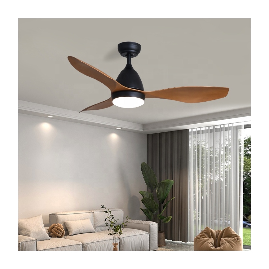 Immax NEO 07141-B - LED lubinis ventiliatorius NEO LITE FRESCO LED/18W/230V Tuya Wi-Fi juoda/brown+ nuotolinio valdymo pultas