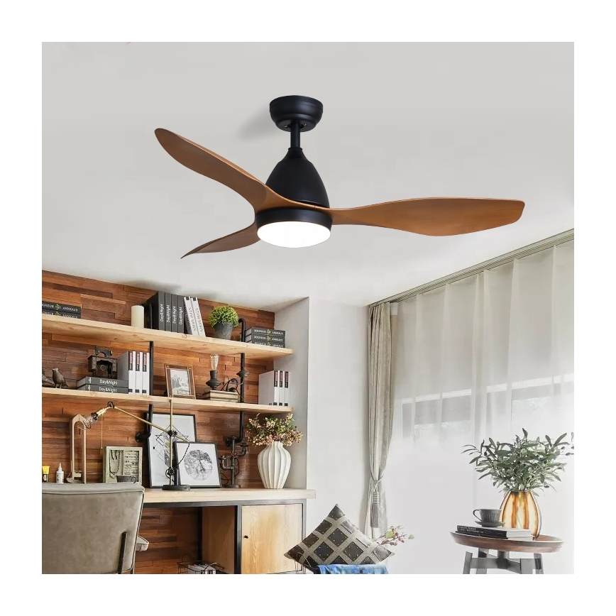 Immax NEO 07141-B - LED lubinis ventiliatorius NEO LITE FRESCO LED/18W/230V Tuya Wi-Fi juoda/brown+ nuotolinio valdymo pultas