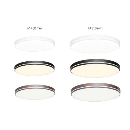 Immax NEO 07149-W51 - LED Reguliuojamas lubinis šviestuvas NEO LITE AREAS LED/48W/230V Tuya Wi-Fi baltas + valdymo pultas