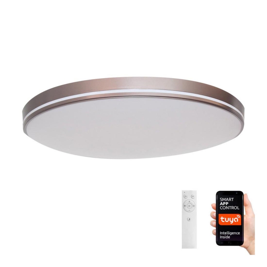 Immax NEO 07150-C51 - LED Reguliuojamas lubinis šviestuvas NEO LITE AREAS LED/48W/230V Tuya Wi-Fi rudas + valdymo pultas