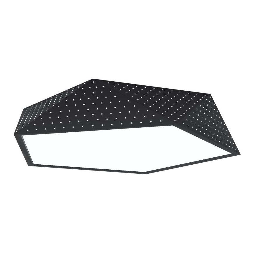 Immax NEO 07151-B60 - LED Reguliuojamas lubinis šviestuvas BRILIANT LED/45W/230V Wi-Fi Tuya juodas + valdymo pultas
