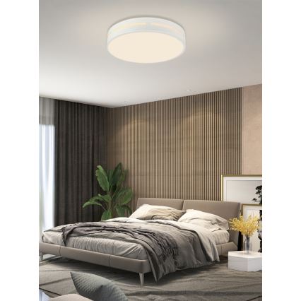 Immax NEO 07153-W30 - LED Reguliuojamas lubinis šviestuvas NEO LITE PERFECTO LED/24W/230V Wi-Fi Tuya baltas + valdymo pultas