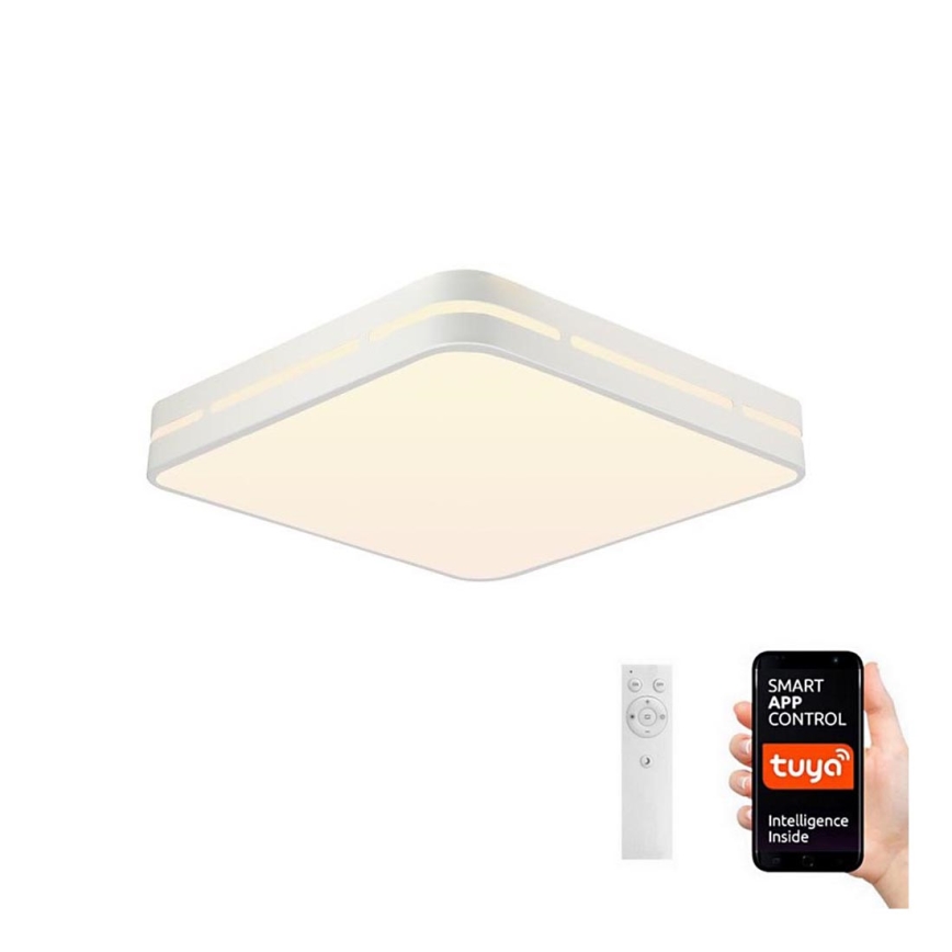 Immax NEO 07155-W42 - LED Reguliuojamas lubinis šviestuvas NEO LITE PERFECTO LED/48W/230V Wi-Fi Tuya baltas + valdymo pultas