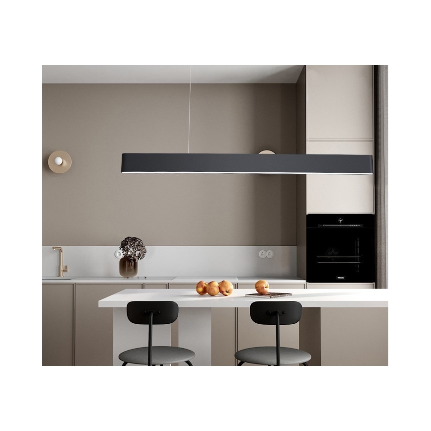 Immax NEO 07157-B120X - LED RGB+CCT Reguliuojamas pakabinamas sietynas MILANO LED/40W/230V Tuya juoda