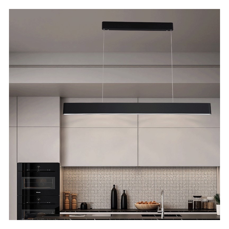 Immax NEO 07157-B120X - LED RGB+CCT Reguliuojamas pakabinamas sietynas MILANO LED/40W/230V Tuya juoda