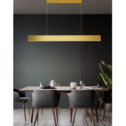 Immax NEO 07157-G120X - LED RGB+CCTW Reguliuojamas pakabinamas sietynas MILANO LED/40W/230V Tuya auksas