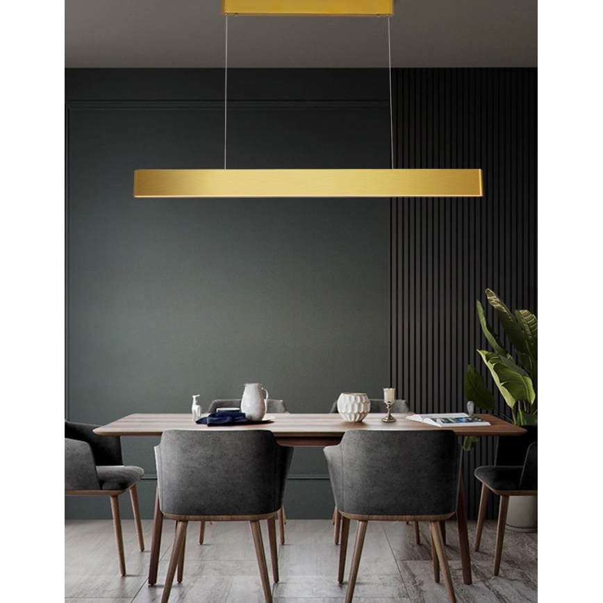 Immax NEO 07157-G120X - LED RGB+CCTW Reguliuojamas pakabinamas sietynas MILANO LED/40W/230V Tuya auksas