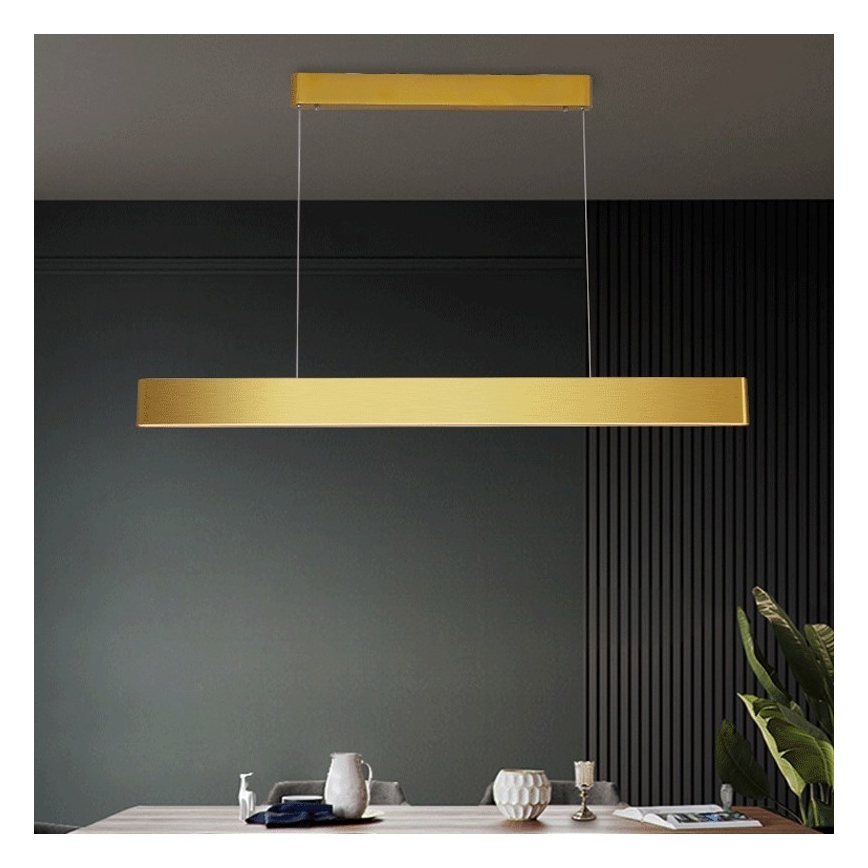 Immax NEO 07157-G120X - LED RGB+CCTW Reguliuojamas pakabinamas sietynas MILANO LED/40W/230V Tuya auksas