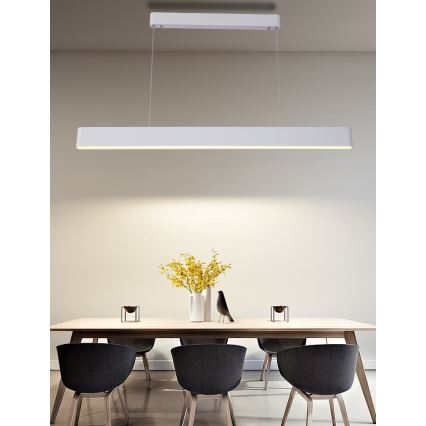 Immax NEO 07157-W120X - LED RGB+CCT Reguliuojamas pakabinamas sietynas MILANO LED/40W/230V Tuya balta