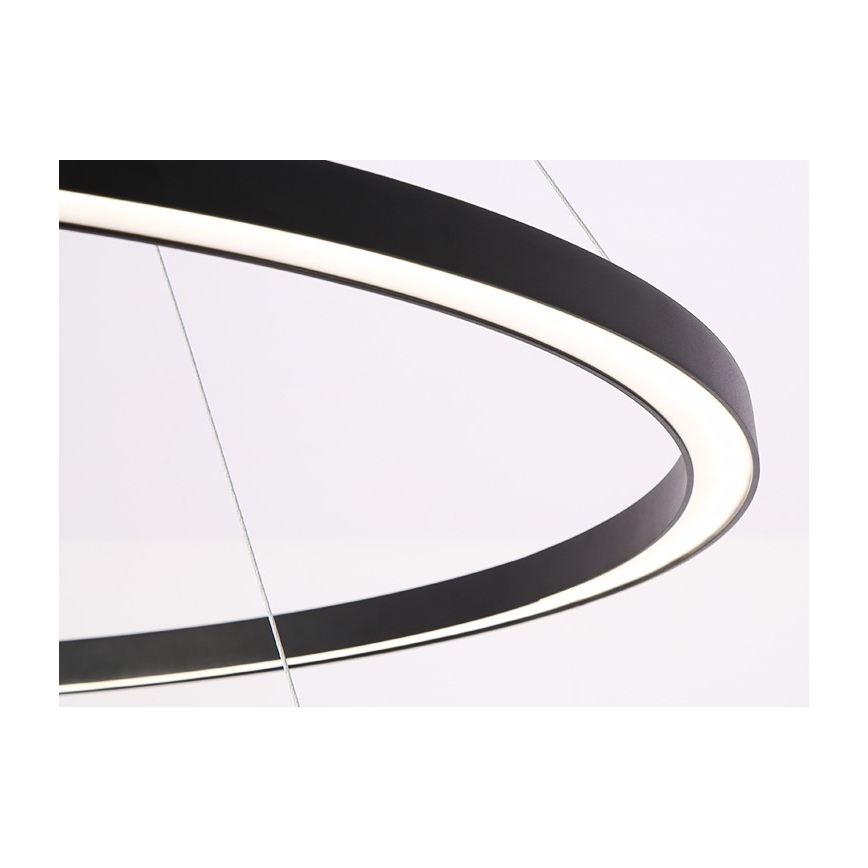 Immax NEO 07158-B80-60 - LED Reguliuojamas pakabinamas sietynas FINO LED/93W/230V Tuya juodas + valdymo pultas