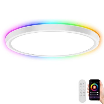 Immax NEO 07164-40 - LED RGB+CCT Reguliuojamas lubų šviestuvas NEO LITE TUDO LED/50W/230V Wi-Fi Tuya + nuotolinio valdymo pultas