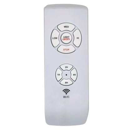 Immax NEO 07165-S - LED lubinis ventiliatorius ELEGANTE LED/18W/230V ąžuolas Wi-Fi Tuya + nuotolinio valdymo pultas