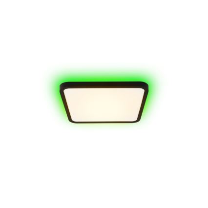 Immax NEO 07167-B40 - LED RGB+CCT Pritemdomas lubinis šviestuvas NEO LITE TUDO LED/50W/230V Wi-Fi Tuya juoda + nuotolinio valdymo pultas