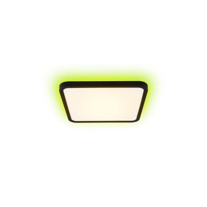 Immax NEO 07167-B40 - LED RGB+CCT reguliuojamas lubų šviestuvas NEO LITE TUDO LED/50W/230V Wi-Fi Tuya juodas + nuotolinio valdymo pultas