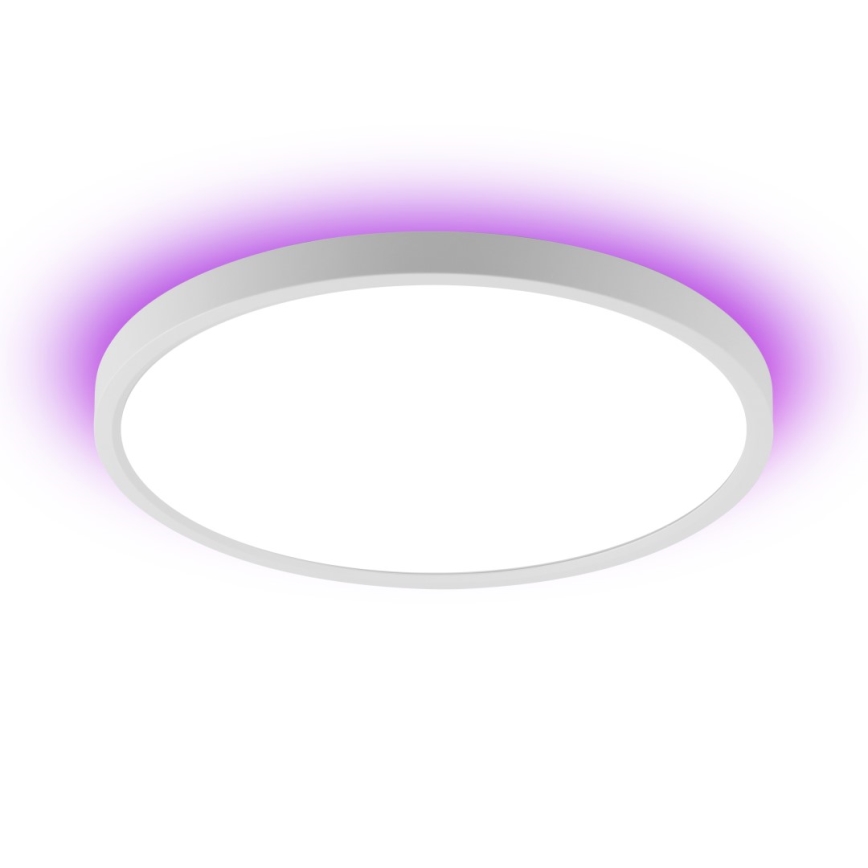 Immax NEO 07169-W60 - LED RGB+CCT Pritemdomas lubinis šviestuvas NEO LITE TUDO 65W/230V 2700-6500K Wi-Fi Tuya + nuotolinio valdymo pultas balta