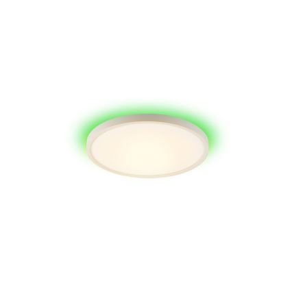 Immax NEO 07169-W60 - LED RGB+CCT Pritemdomas lubinis šviestuvas NEO LITE TUDO 65W/230V 2700-6500K Wi-Fi Tuya + nuotolinio valdymo pultas balta