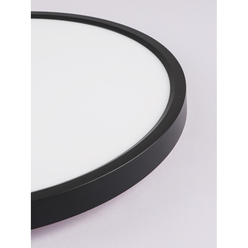 Immax NEO 07170-B60 - LED RGB+CCT Pritemdomas lubinis šviestuvas NEO LITE TUDO LED/65W/230V 2700-6500K Wi-Fi Tuya juoda + nuotolinio valdymo pultas