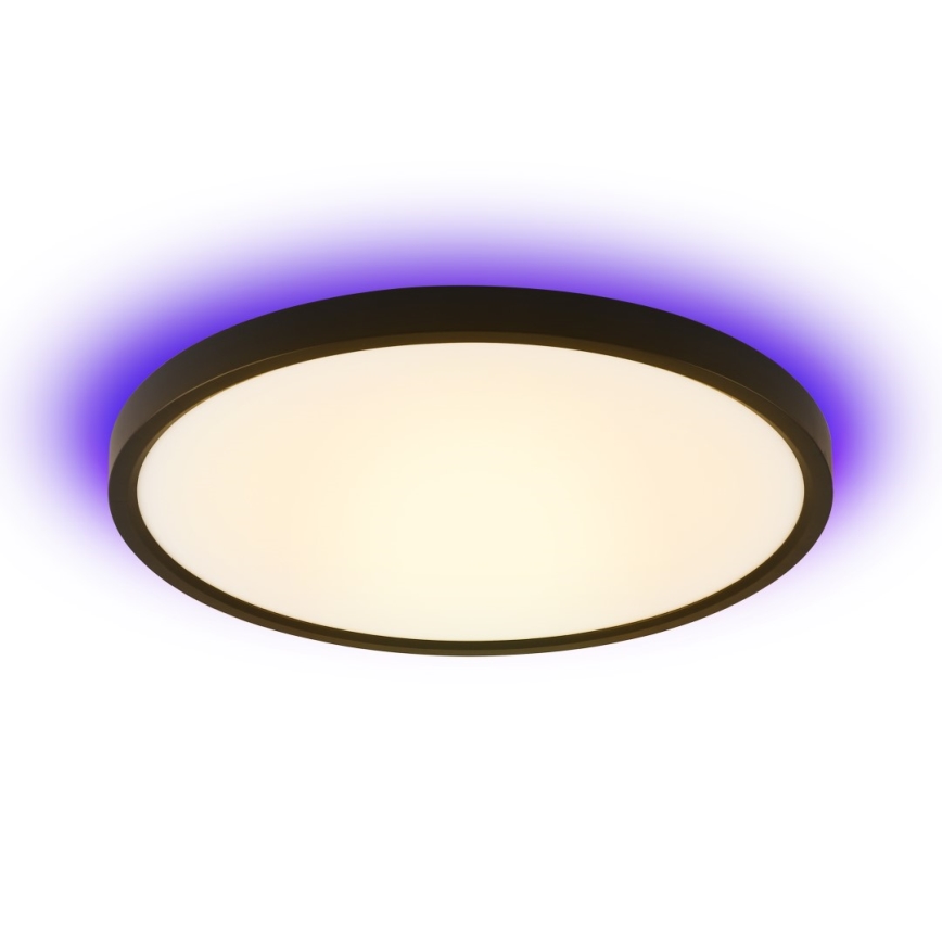 Immax NEO 07170-B60 - LED RGB+CCT Pritemdomas lubinis šviestuvas NEO LITE TUDO LED/65W/230V 2700-6500K Wi-Fi Tuya juoda + nuotolinio valdymo pultas