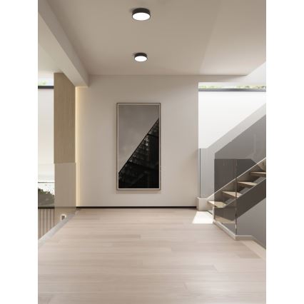 Immax NEO 07200L - LED Pritemdomas lubinis šviestuvas RONDATE LED/18W/230V 3000-6000K diametras 25 cm juoda Tuya + nuotolinio valdymo pultas
