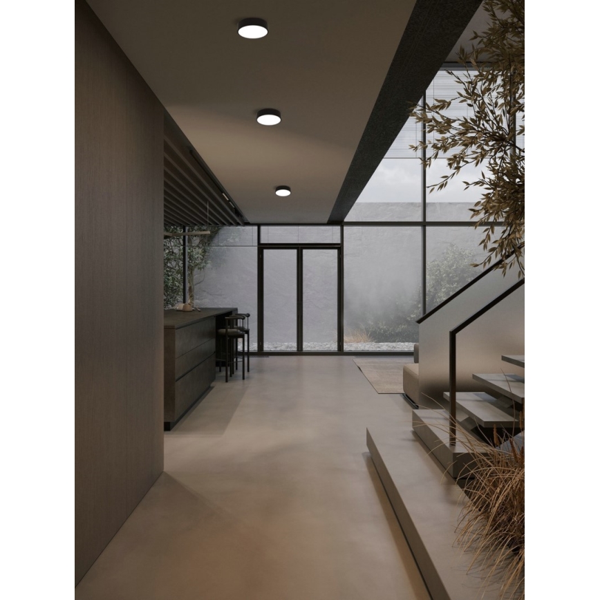 Immax NEO 07200L - LED Pritemdomas lubinis šviestuvas RONDATE LED/18W/230V 3000-6000K diametras 25 cm juoda Tuya + nuotolinio valdymo pultas