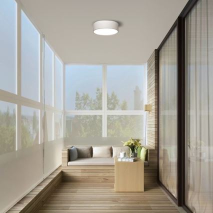 Immax NEO 07204L - LED Pritemdomas lubinis šviestuvas RONDATE LED/18W/230V 3000-6000K balta Tuya + nuotolinio valdymo pultas