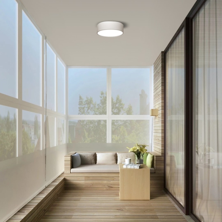 Immax NEO 07204L - LED Pritemdomas lubinis šviestuvas RONDATE LED/18W/230V 3000-6000K balta Tuya + nuotolinio valdymo pultas