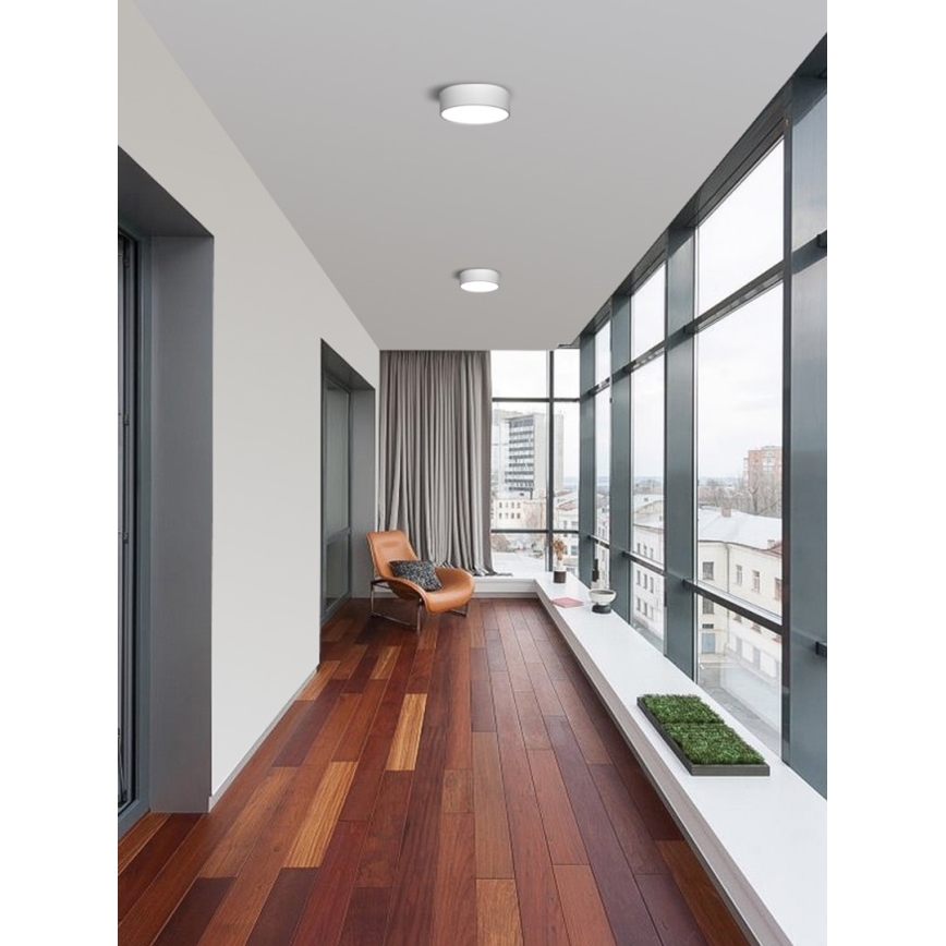 Immax NEO 07204L - LED Pritemdomas lubinis šviestuvas RONDATE LED/18W/230V 3000-6000K balta Tuya + nuotolinio valdymo pultas