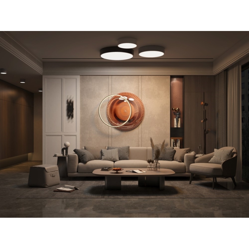 Immax NEO 07204L - LED Pritemdomas lubinis šviestuvas RONDATE LED/18W/230V 3000-6000K balta Tuya + nuotolinio valdymo pultas