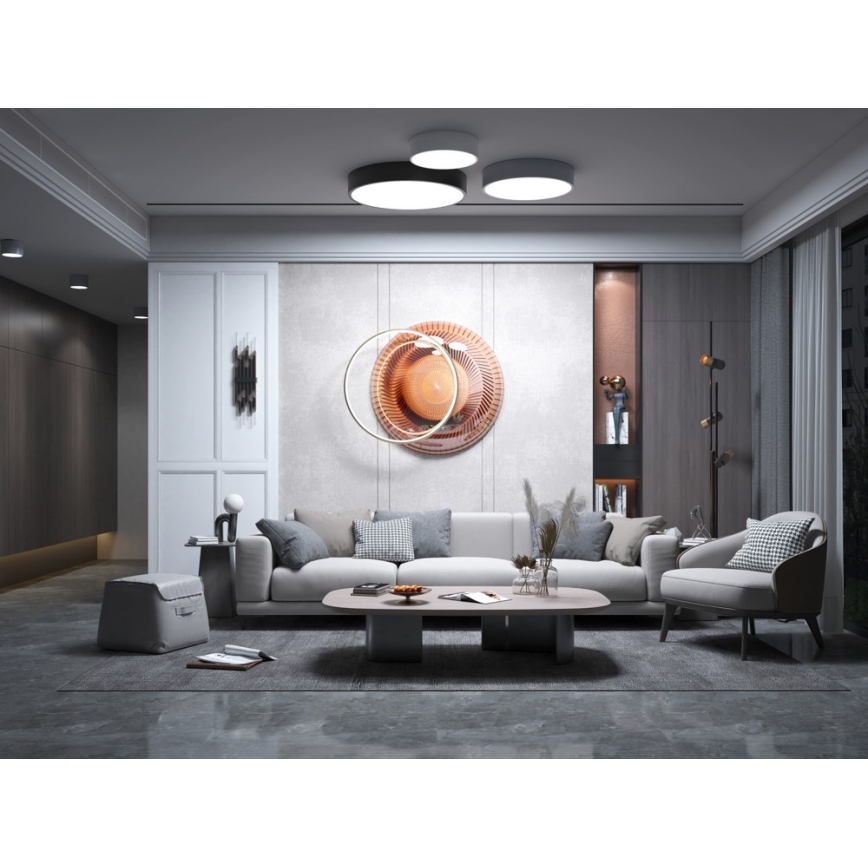 Immax NEO 07204L - LED Pritemdomas lubinis šviestuvas RONDATE LED/18W/230V 3000-6000K balta Tuya + nuotolinio valdymo pultas