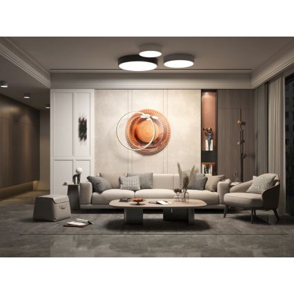 Immax NEO 07204L - LED Pritemdomas lubinis šviestuvas RONDATE LED/18W/230V 3000-6000K balta Tuya + nuotolinio valdymo pultas