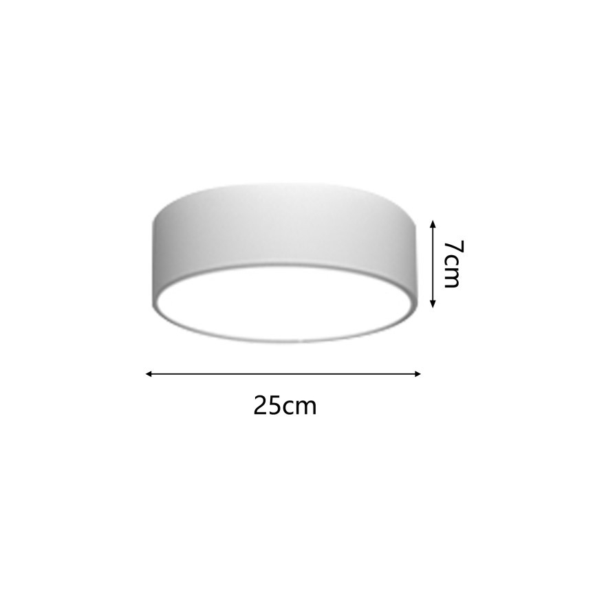 Immax NEO 07204L - LED Pritemdomas lubinis šviestuvas RONDATE LED/18W/230V 3000-6000K balta Tuya + nuotolinio valdymo pultas