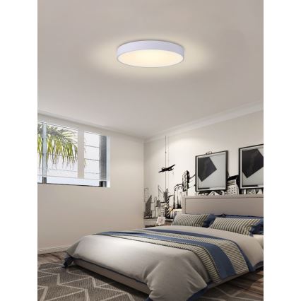 Immax NEO 07206L - LED Pritemdomas lubinis šviestuvas RONDATE LED/53W/230V balta Tuya + nuotolinio valdymo pultas