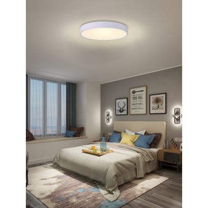 Immax NEO 07206L - LED Pritemdomas lubinis šviestuvas RONDATE LED/53W/230V balta Tuya + nuotolinio valdymo pultas