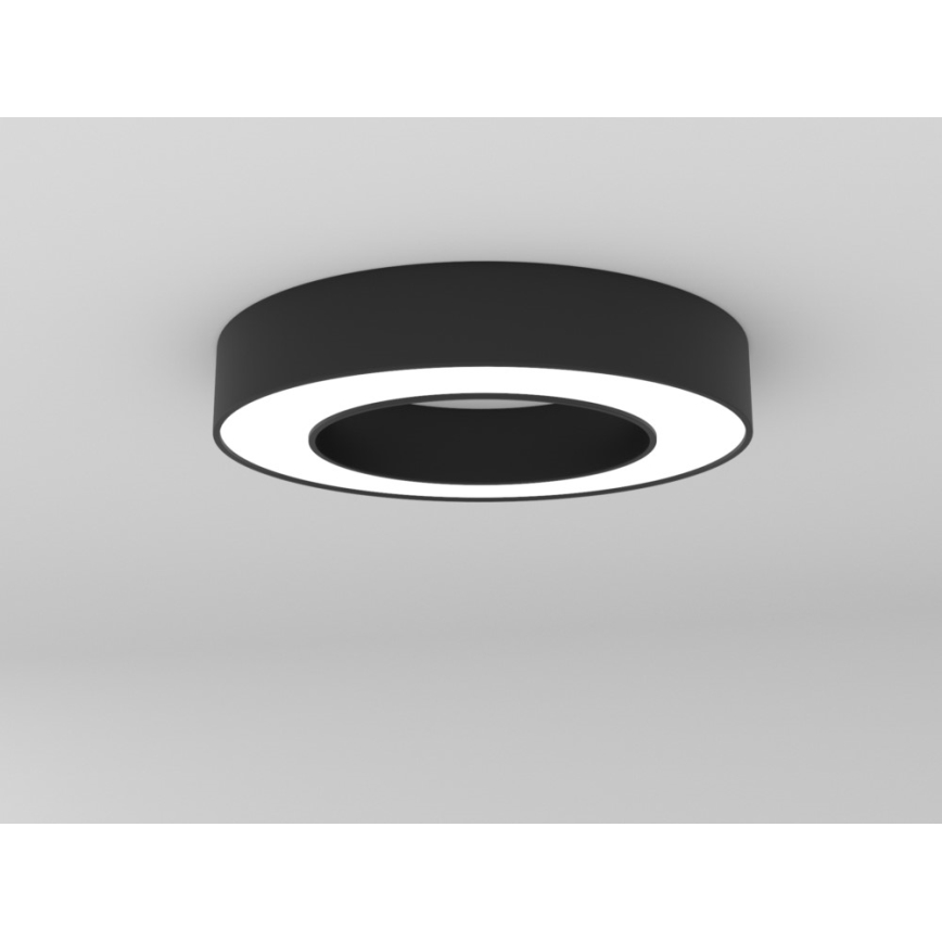 Immax NEO 07209L - LED Pritemdomas lubinis šviestuvas PASTEL LED/53W/230V 60 cm juoda Tuya + nuotolinio valdymo pultas