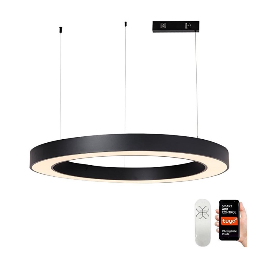 Immax NEO 07211L - LED Reguliuojamas pakabinamas sietynas PASTEL LED/68W/230V 2700-6500K Tuya juoda + nuotolinio valdymo pultas
