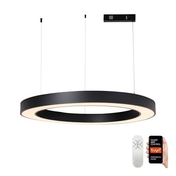 Immax NEO 07211L - LED reguliuojamas šviestuvas ant laido PASTEL LED/68W/230V 2700-6500K Tuya juodas + nuotolinio valdymo pultas