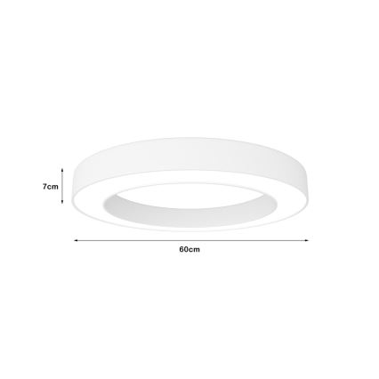 Immax NEO 07212L - LED Pritemdomas šviestuvas PASTEL LED/53W/230V balta Tuya + nuotolinio valdymo pultas