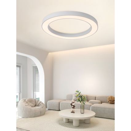 Immax NEO 07213L - LED Pritemdomas lubinis šviestuvas PASTEL LED/68W/230V 95 cm balta Tuya + nuotolinio valdymo pultas