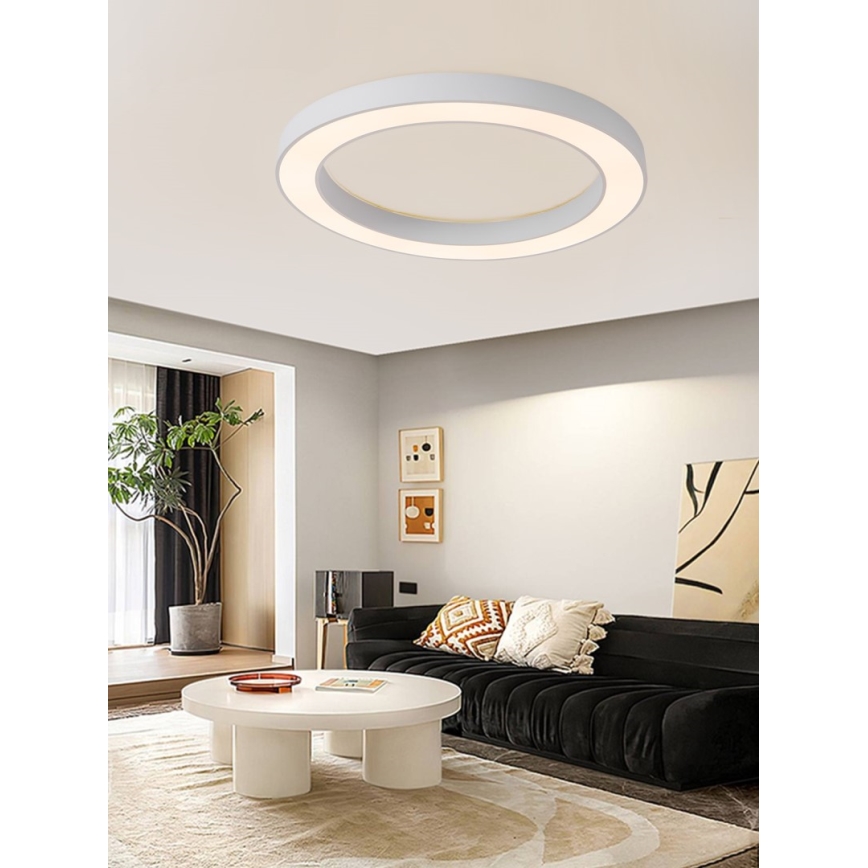 Immax NEO 07213L - LED Pritemdomas lubinis šviestuvas PASTEL LED/68W/230V 95 cm balta Tuya + nuotolinio valdymo pultas