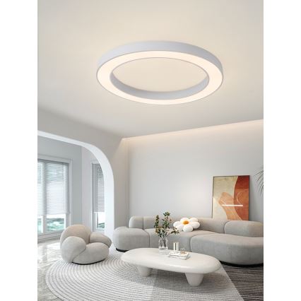 Immax NEO 07213L - LED Pritemdomas lubinis šviestuvas PASTEL LED/68W/230V 95 cm balta Tuya + nuotolinio valdymo pultas