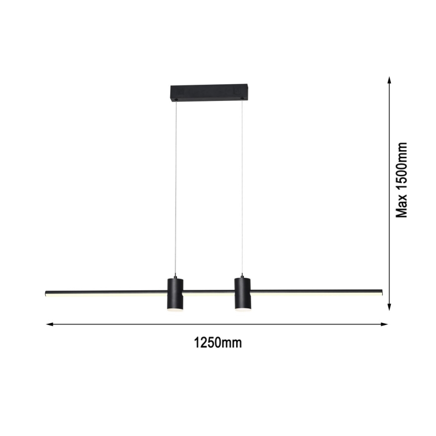 Immax NEO 07230L - LED Reguliuojamas pakabinamas sietynas NEO LITE ESTRELAS LED/30W/230V 2700-6500K Wi-Fi Tuya + nuotolinio valdymo pultas
