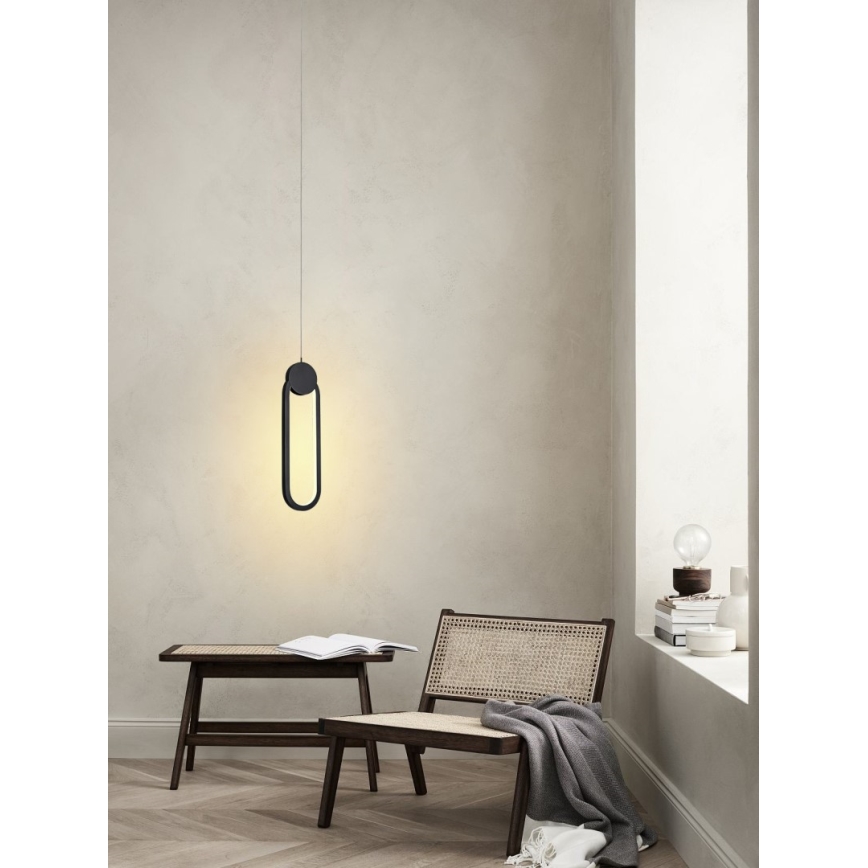 Immax NEO 07232L - LED Reguliuojamas pakabinamas sietynas NEO LITE OVALE LED/22W/230V 2700-6500K Wi-Fi Tuya + nuotolinio valdymo pultas