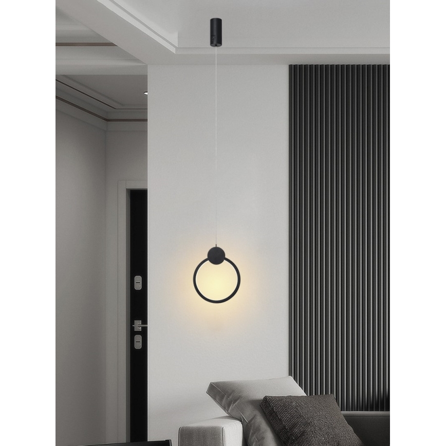 Immax NEO 07233L - LED Reguliuojamas pakabinamas sietynas NEO LITE OVALE LED/18W/230V Wi-Fi Tuya 2700-6500K + nuotolinio valdymo pultas