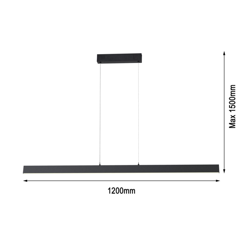 Immax NEO 07234L - LED Reguliuojamas pakabinamas sietynas NEO LITE TRIANGOLO LED/28W/230V Wi-Fi Tuya 2700-6500K + nuotolinio valdymo pultas