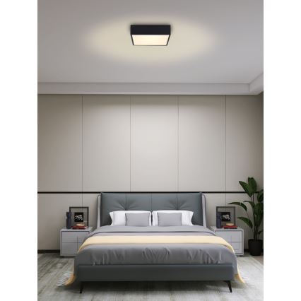 Immax NEO 07237L - LED Pritemdomas lubinis šviestuvas CANTO LED/22W/230V juoda Tuya + nuotolinio valdymo pultas