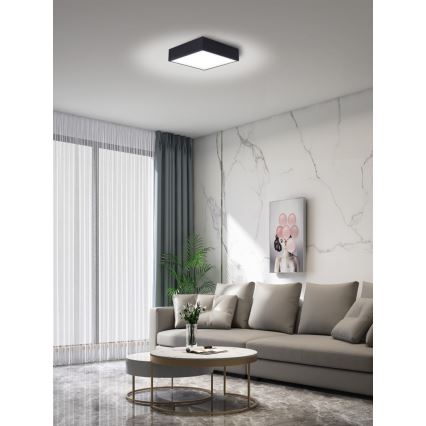 Immax NEO 07237L - LED Pritemdomas lubinis šviestuvas CANTO LED/22W/230V juoda Tuya + nuotolinio valdymo pultas