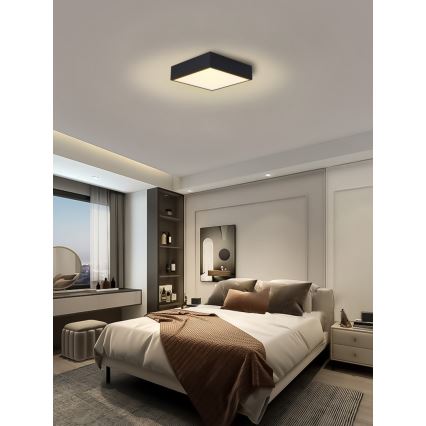 Immax NEO 07237L - LED Pritemdomas lubinis šviestuvas CANTO LED/22W/230V juoda Tuya + nuotolinio valdymo pultas