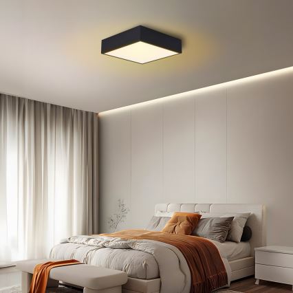 Immax NEO 07237L - LED Pritemdomas lubinis šviestuvas CANTO LED/22W/230V juoda Tuya + nuotolinio valdymo pultas
